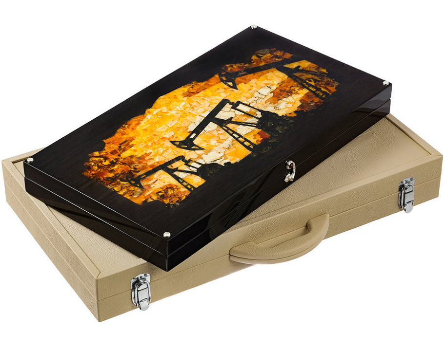 Нарды «Нефть. Черное золото» (коллекция «Классика»)