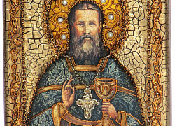 Подарочная икона "Святой праведный Иоанн Кронштадтский"