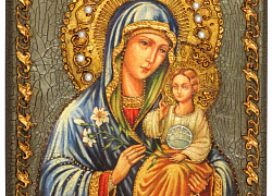 Подарочная икона Божией Матери "Неувядаемый Цвет"