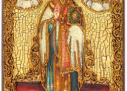 Подарочная икона "Святитель Николай, архиепископ Мир Ликийский (Мирликийский), чудотворец"