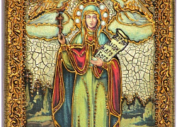 Подарочная икона "Святая мученица Параскева Пятница"