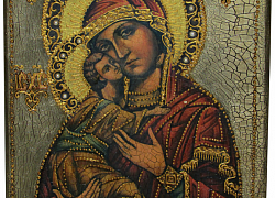 Подарочная икона "Образ Владимирской Божьей Матери"