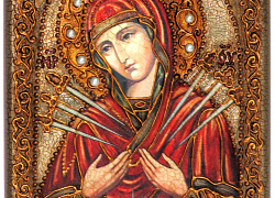 Подарочная икона "Образ Божией Матери "Умягчение злых сердец"